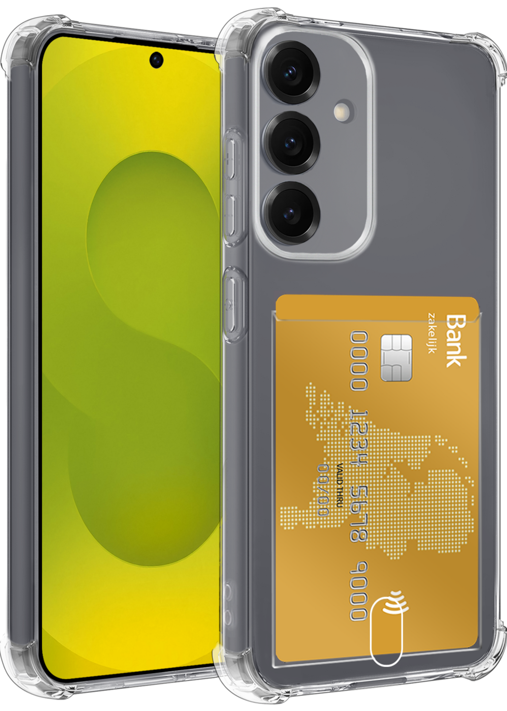 LUQ LUQ Samsung Galaxy S25 FE Hoesje Pashouder