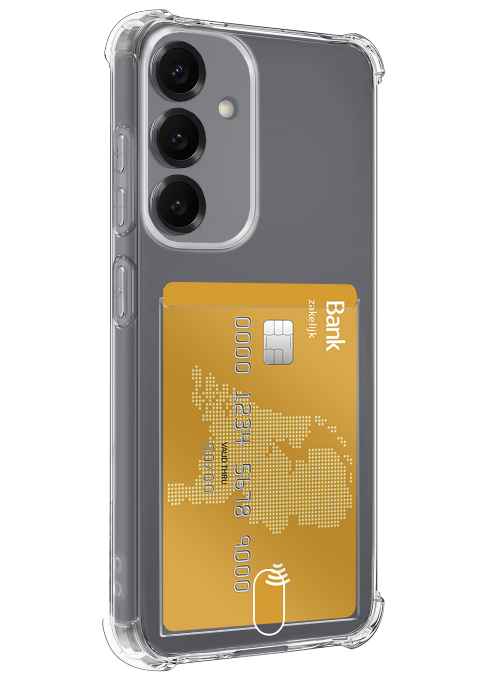 LUQ LUQ Samsung Galaxy S25 FE Hoesje Pashouder