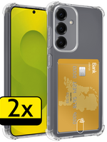 LUQ LUQ Samsung Galaxy S25 FE Hoesje Pashouder - 2 PACK
