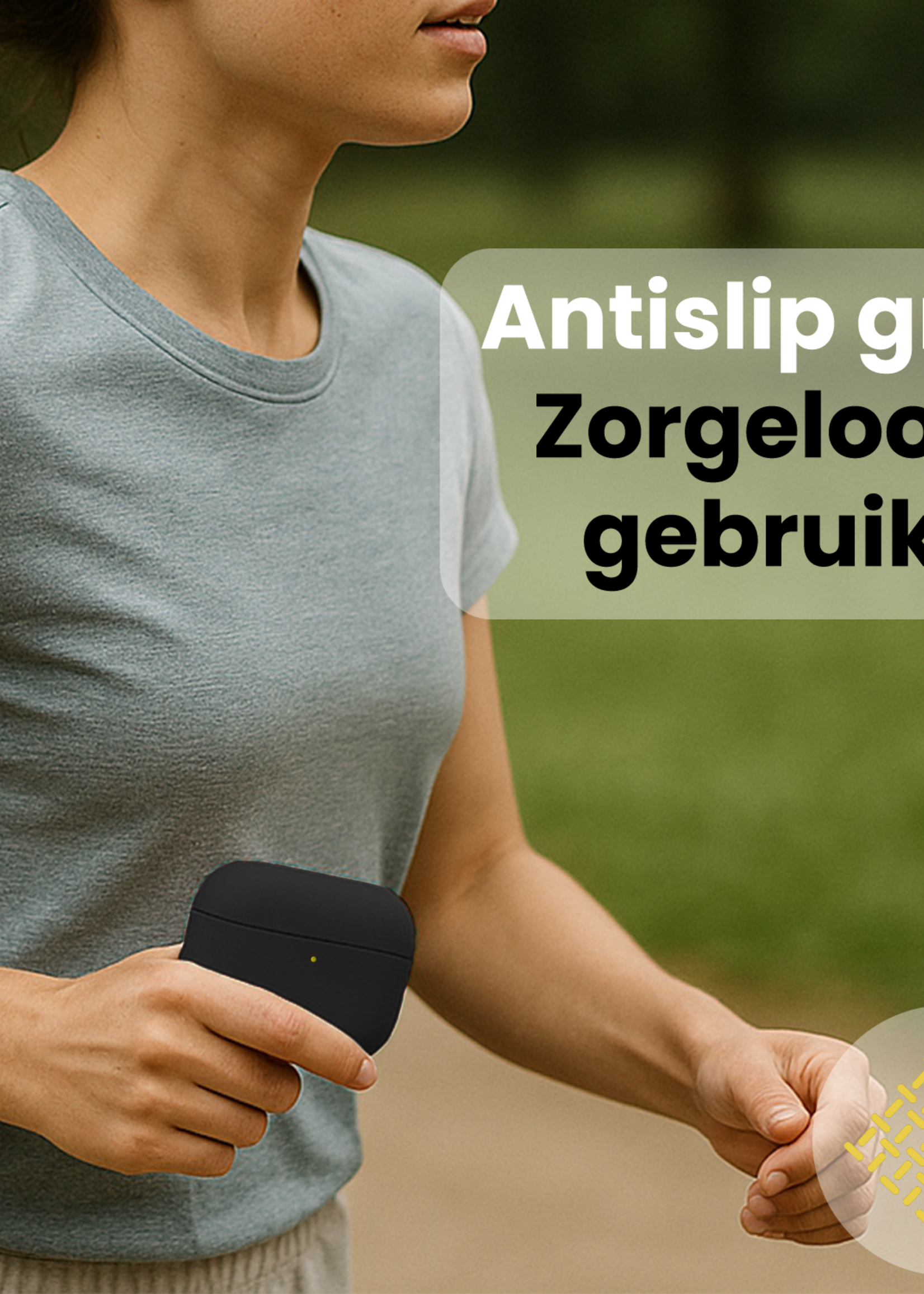 LUQ LUQ AirPods Pro 3 Hoesje - Zwart