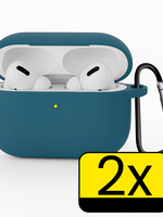 LUQ LUQ AirPods Pro 3 Hoesje - Donkerblauw - 2 PACK