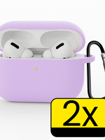 LUQ LUQ AirPods Pro 3 Hoesje - Lila - 2 PACK
