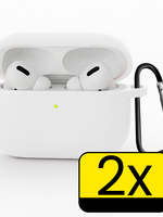 LUQ LUQ AirPods Pro 3 Hoesje - Wit - 2 PACK