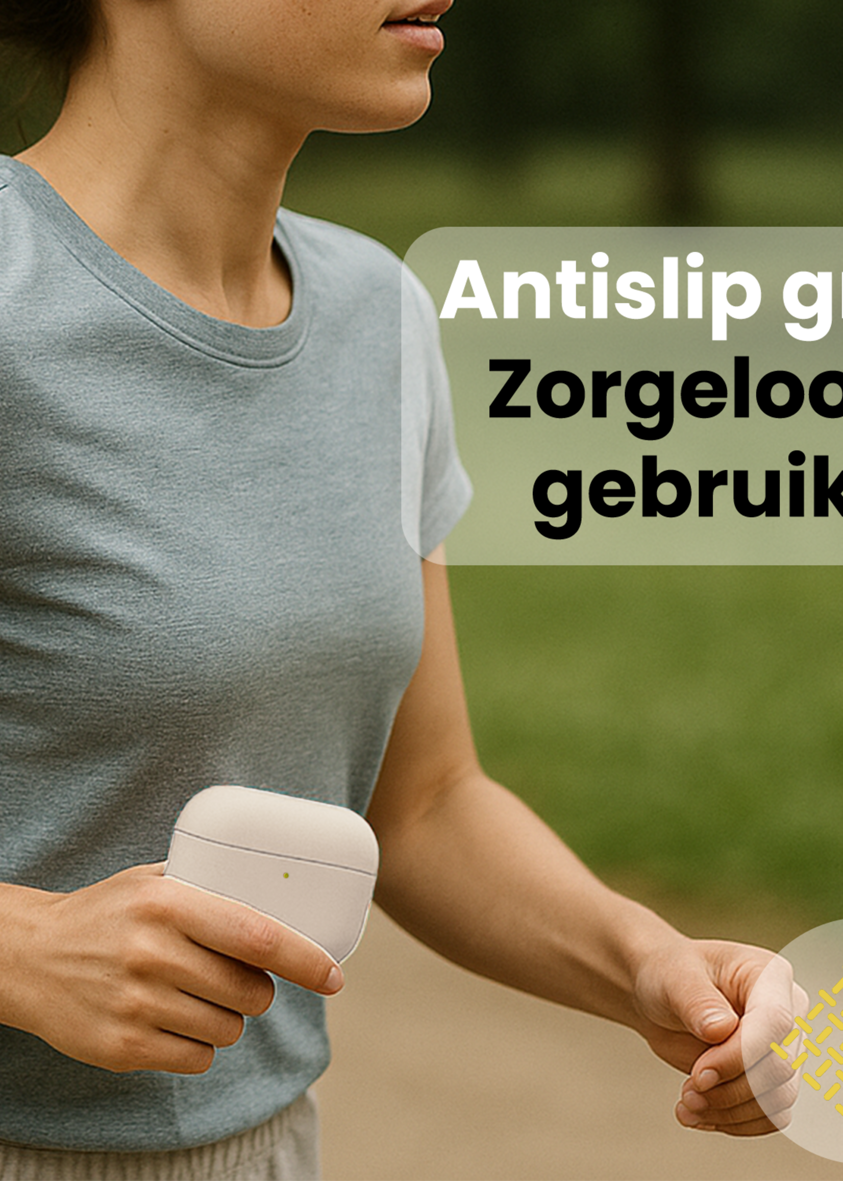 LUQ LUQ AirPods Pro 3 Hoesje - Zand - 2 PACK