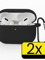 LUQ LUQ AirPods Pro 3 Hoesje - Zwart - 2 PACK