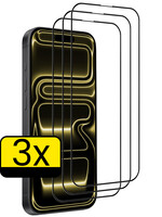 LUQ LUQ iPhone 17 Pro Max Screenprotector Glas Full Cover 2D - 3 PACK