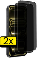 LUQ LUQ iPhone 17 Pro Max Screenprotector Glas Privacy - 2 PACK