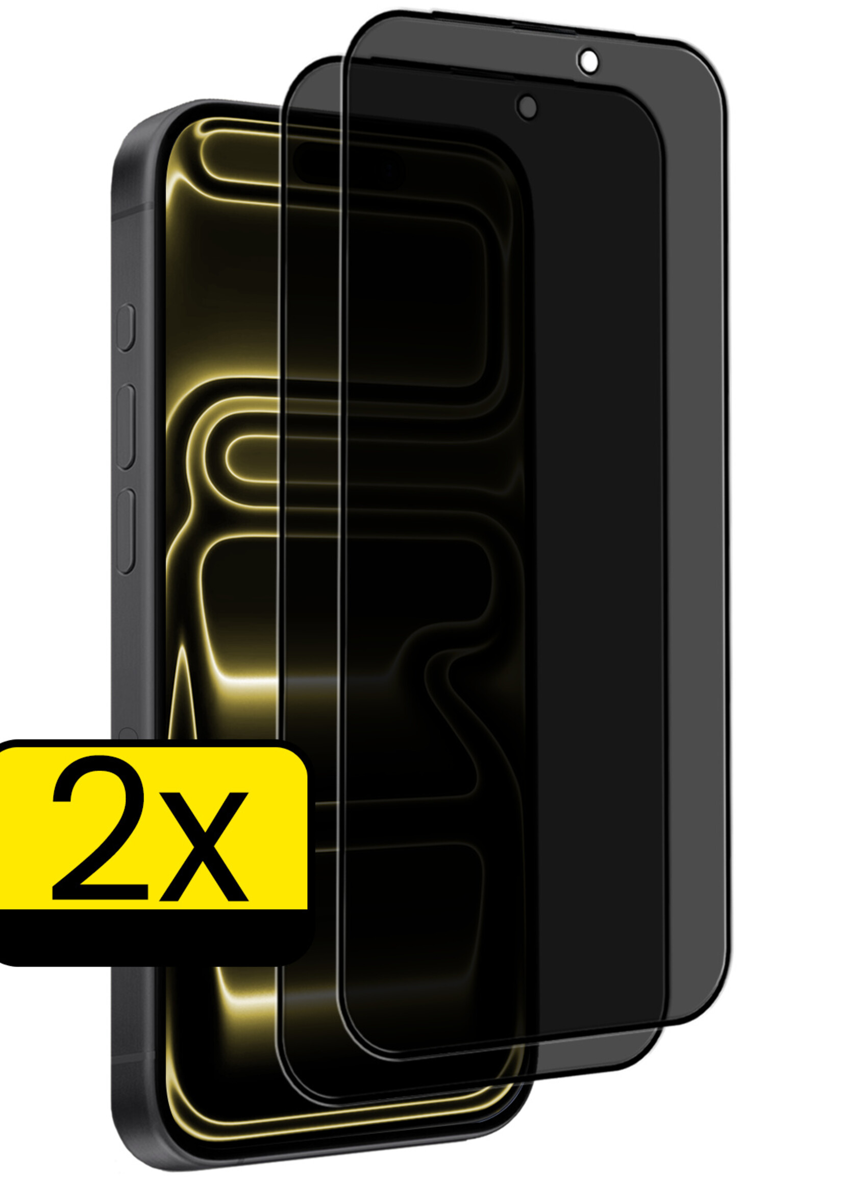 LUQ LUQ iPhone 17 Pro Max Screenprotector Glas Privacy - 2 PACK