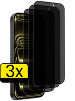 LUQ LUQ iPhone 17 Pro Max Screenprotector Glas Privacy - 3 PACK