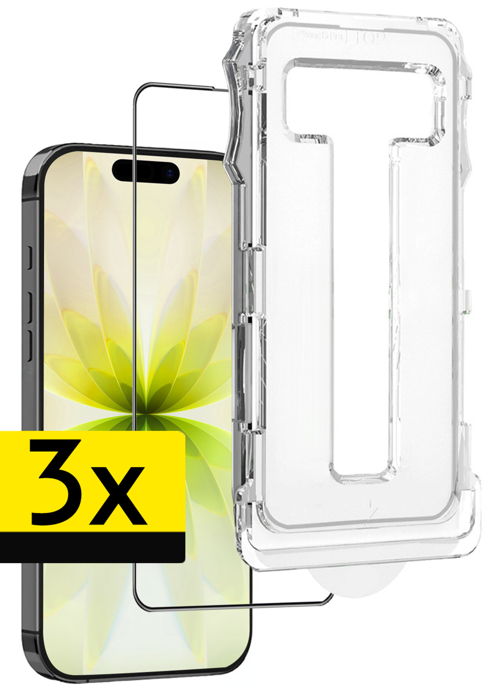 LUQ LUQ iPhone 17 Hybrid Screenprotector - 3 PACK