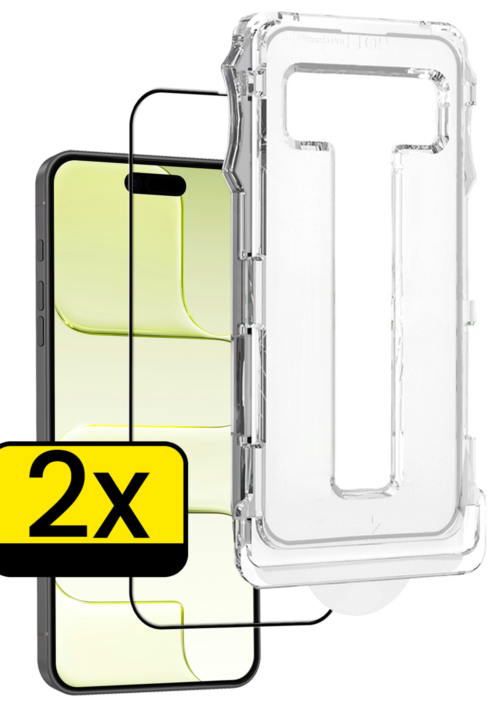 LUQ LUQ iPhone Air Hybrid Screenprotector - 2 PACK