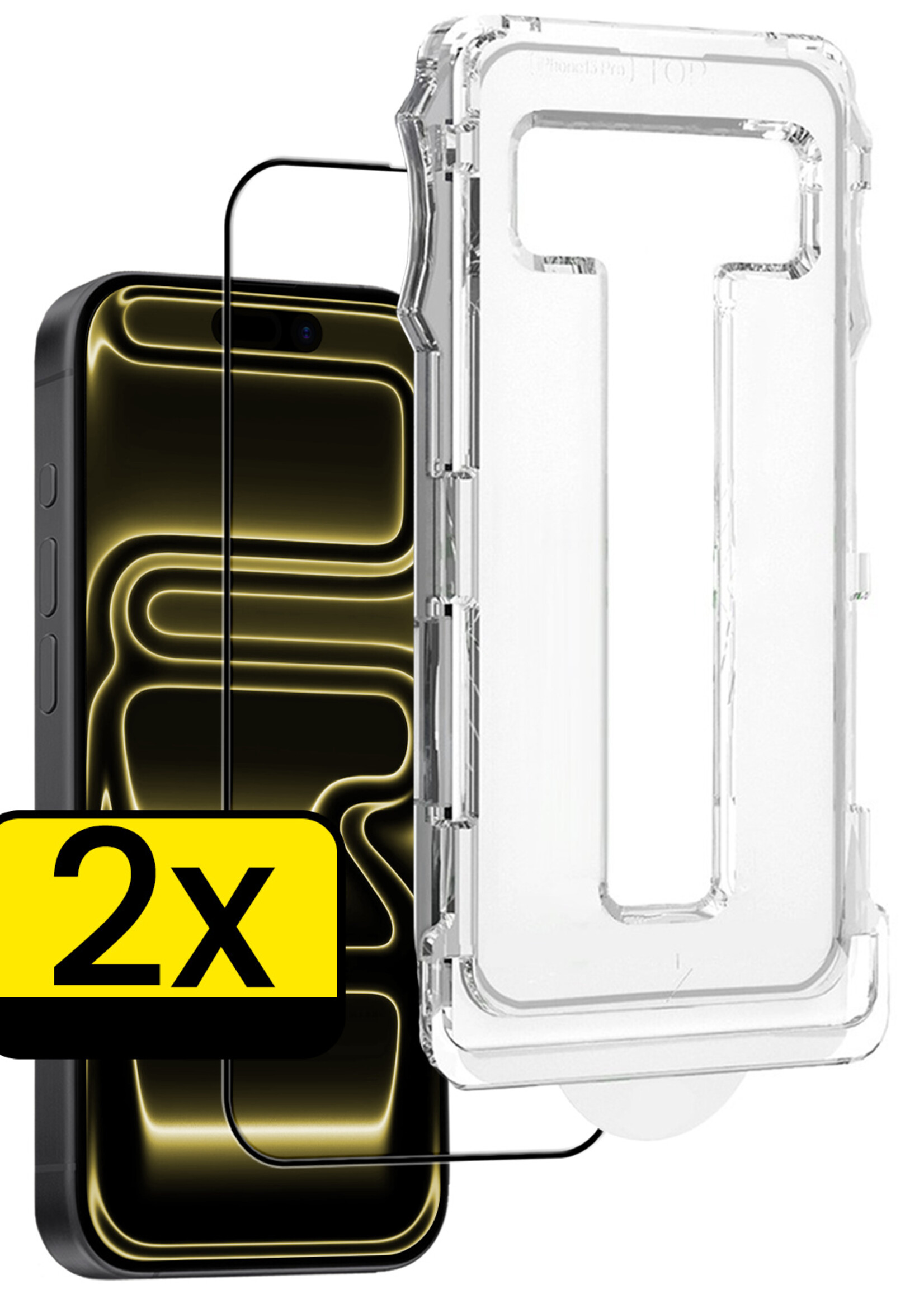 LUQ LUQ iPhone 17 Pro Hybrid Screenprotector - 2 PACK