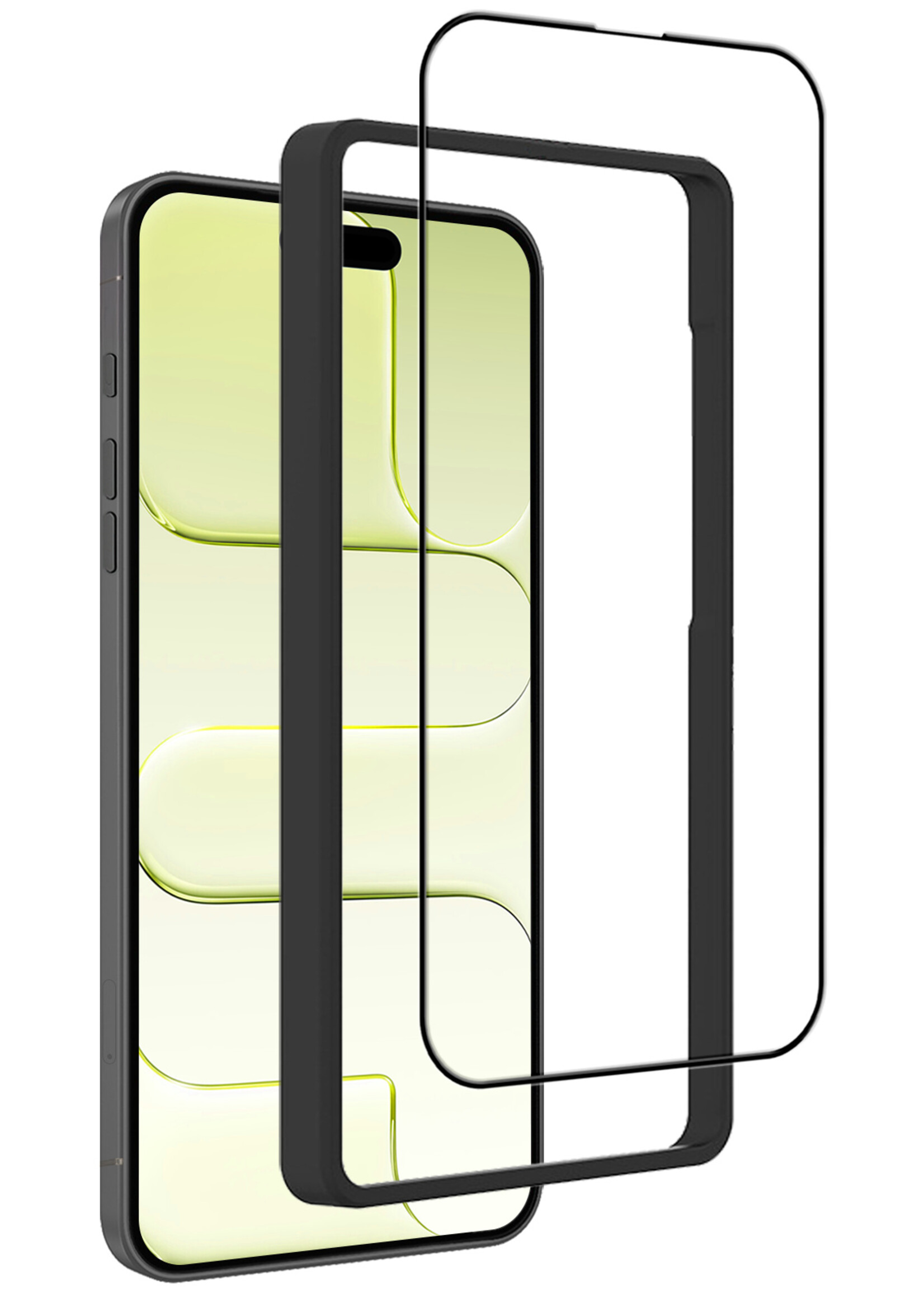 LUQ LUQ iPhone Air Screenprotector Met Installatieframe