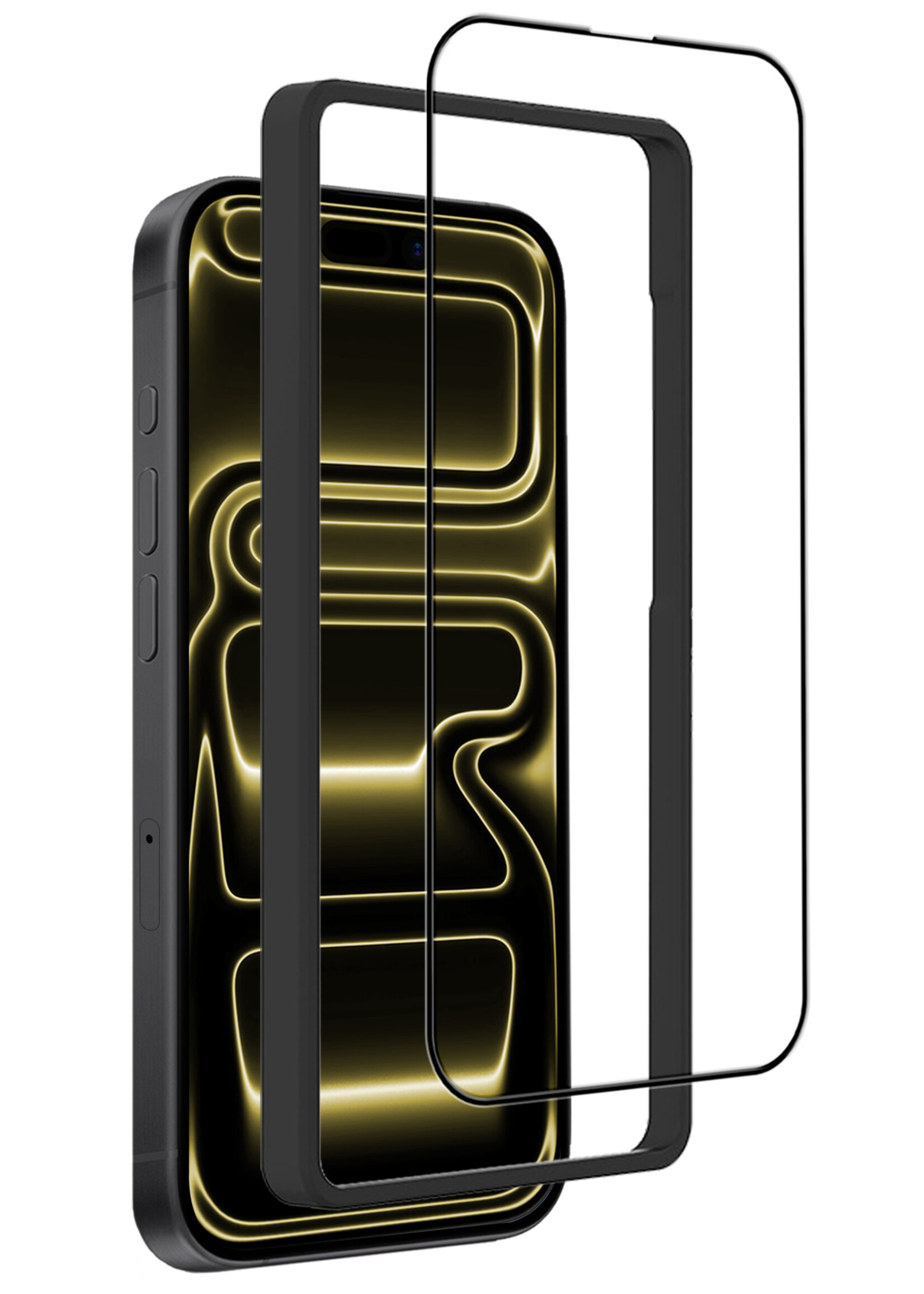 LUQ LUQ iPhone 17 Pro Screenprotector Met Installatieframe