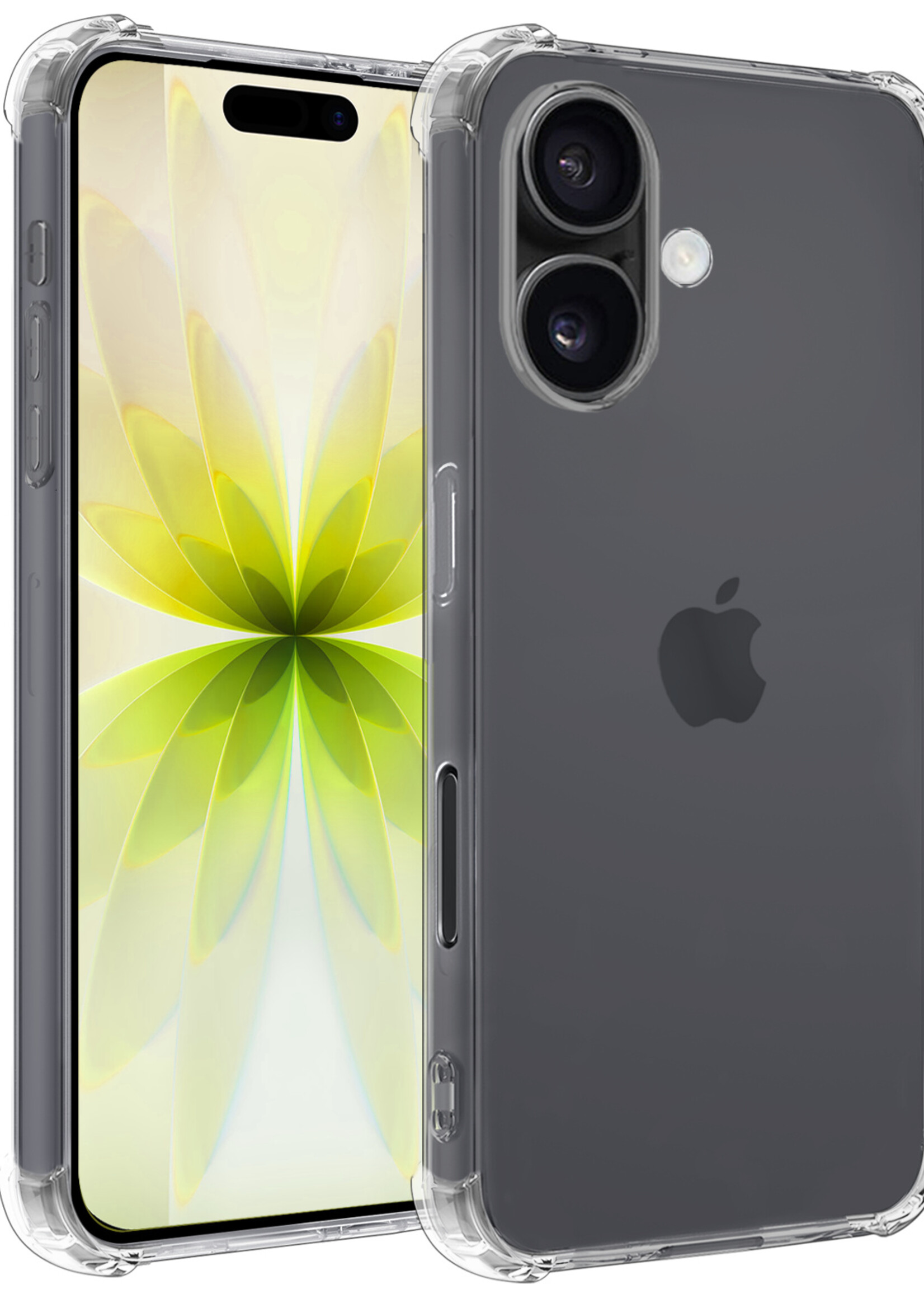 LUQ LUQ iPhone 17 Hoesje Shockproof - Transparant