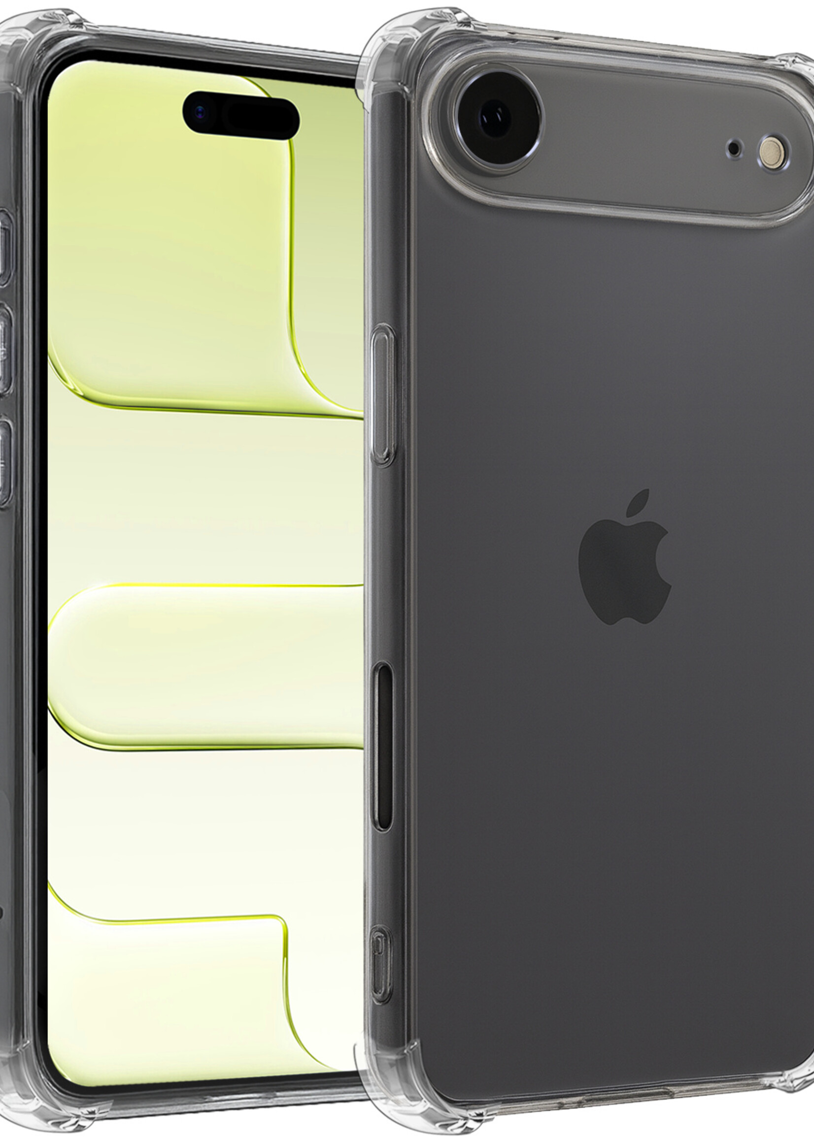 LUQ LUQ iPhone Air Hoesje Shockproof - Transparant