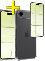 LUQ LUQ iPhone Air Hoesje Shockproof Met Screenprotector Met Dichte Notch