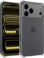 LUQ LUQ iPhone 17 Pro Max Hoesje Shockproof - Transparant