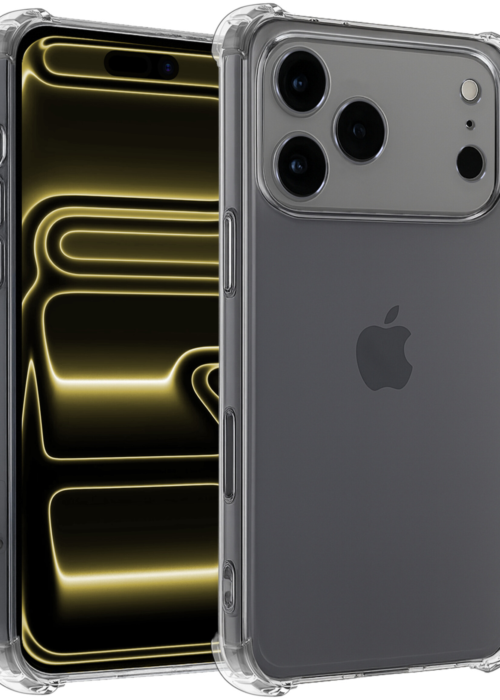 LUQ LUQ iPhone 17 Pro Max Hoesje Shockproof - Transparant