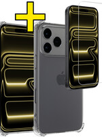 LUQ LUQ iPhone 17 Pro Max Hoesje Shockproof Met Screenprotector Met Dichte Notch