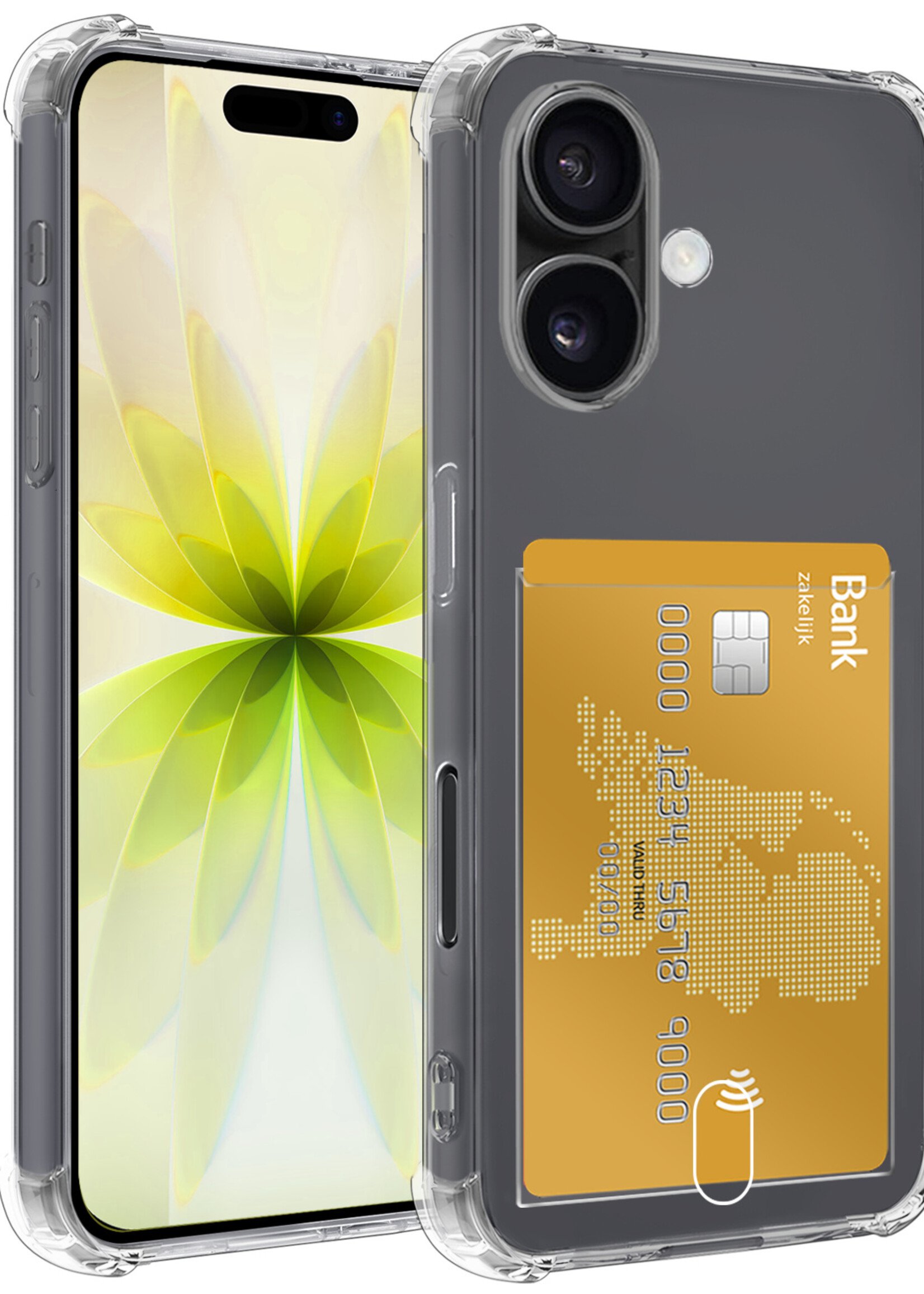 LUQ LUQ iPhone 17 Hoesje Pashouder