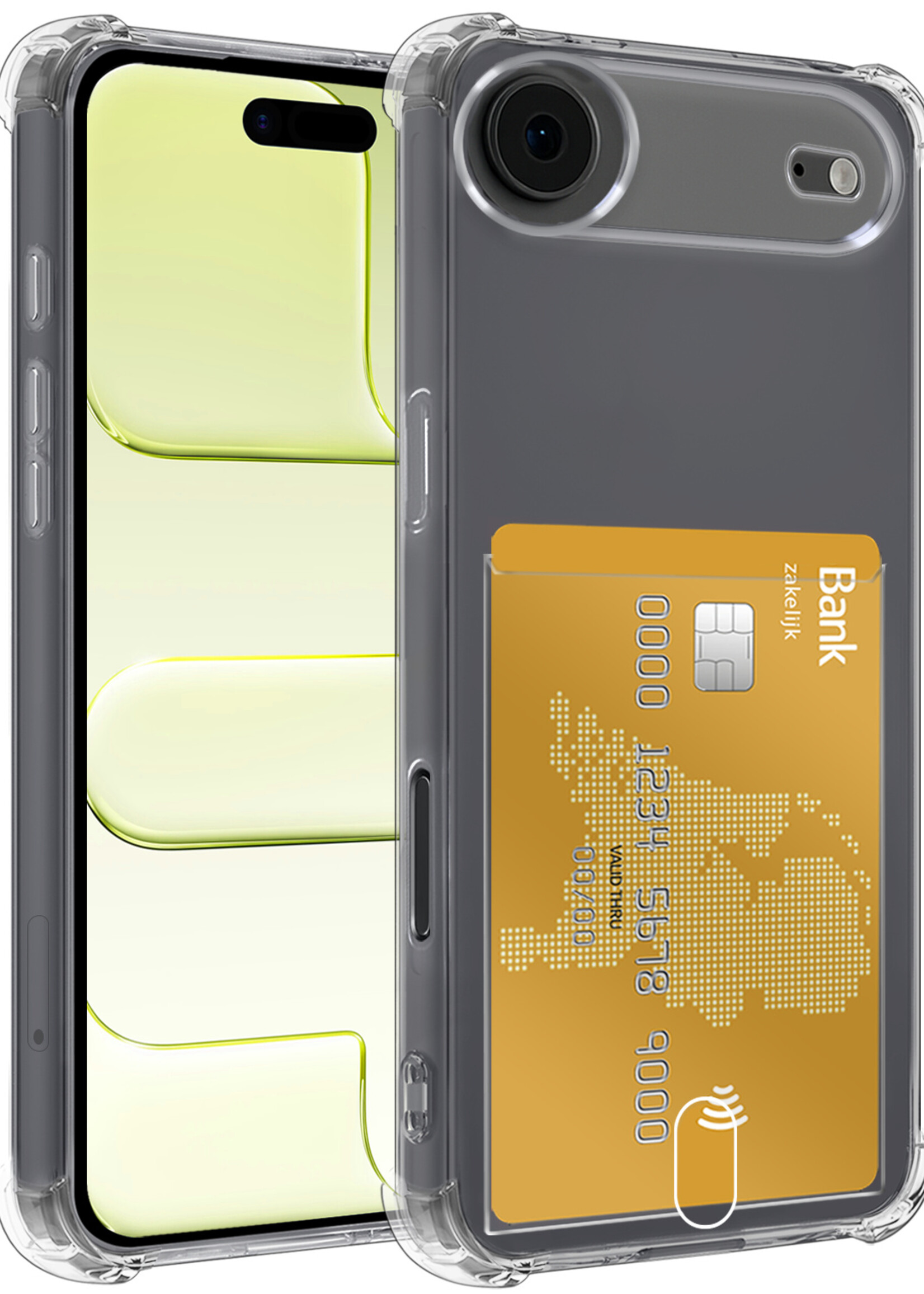 LUQ LUQ iPhone Air Hoesje Pashouder