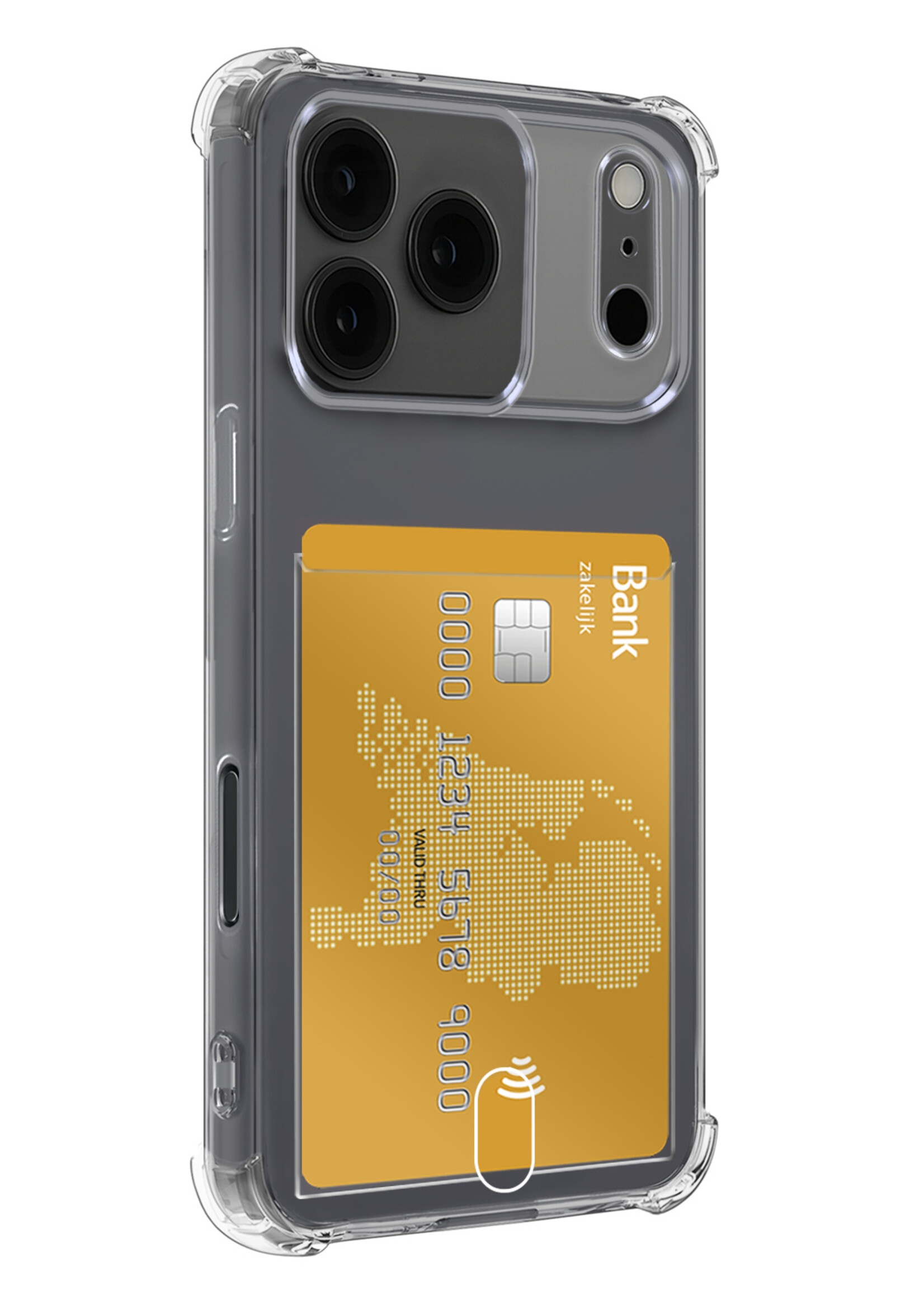 LUQ LUQ iPhone 17 Pro Max Hoesje Pashouder - 2 PACK