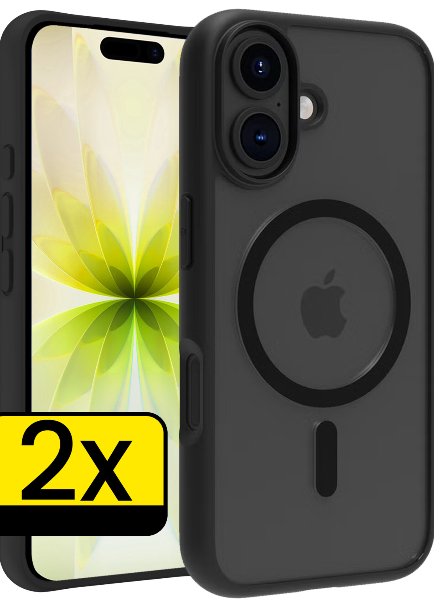 LUQ LUQ iPhone 17 Magsafe Hoesje - Zwart - 2 PACK