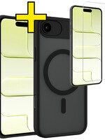 LUQ LUQ iPhone Air Magsafe Hoesje Zwart Met Screenprotector