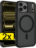 LUQ LUQ iPhone 17 Pro Max Magsafe Hoesje - Zwart - 2 PACK