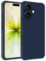 LUQ LUQ iPhone 17 Hoesje Siliconen - Donkerblauw