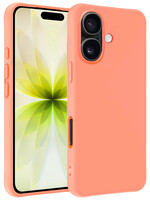 LUQ LUQ iPhone 17 Hoesje Siliconen - Perzik