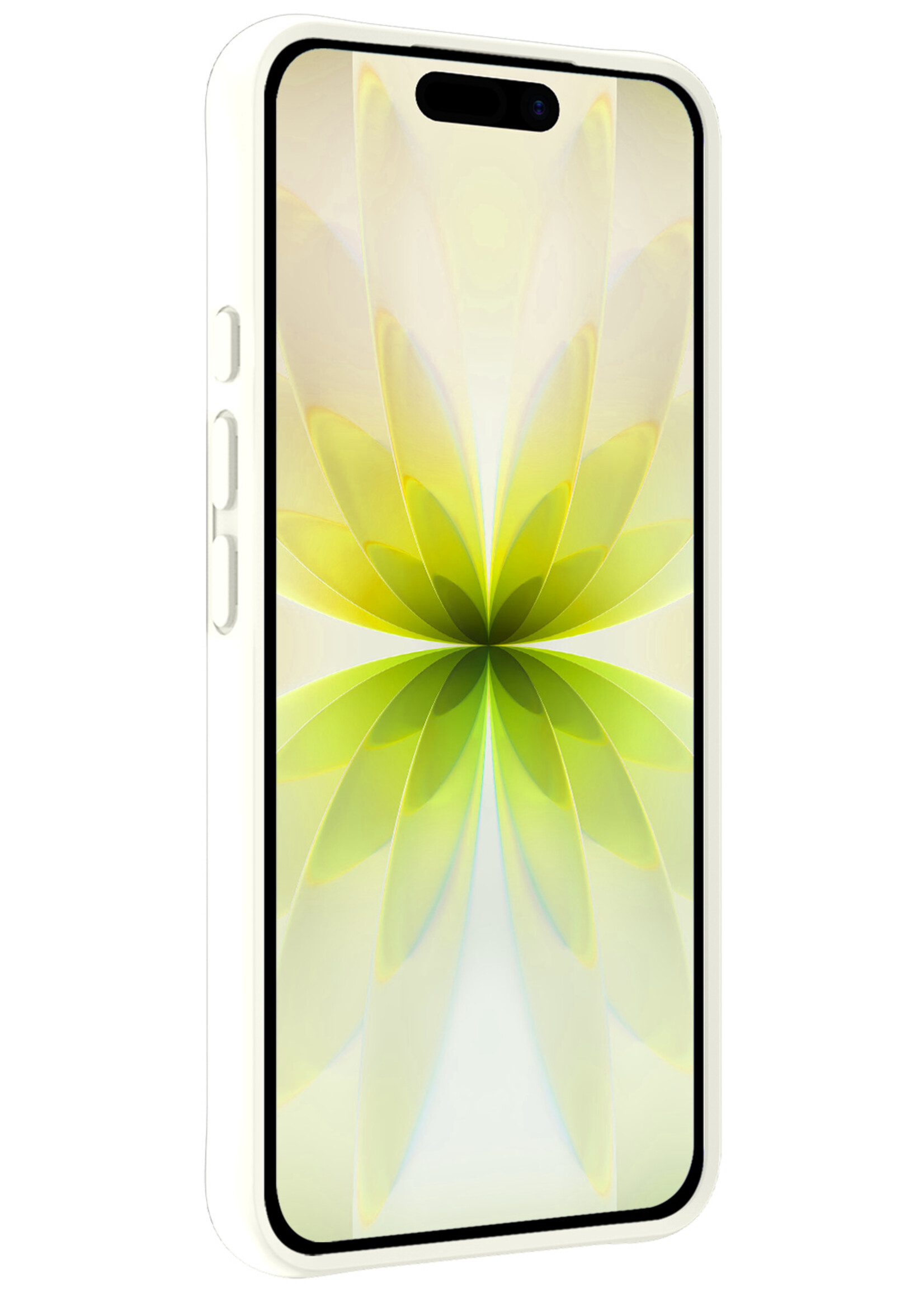 LUQ LUQ iPhone 17 Hoesje Siliconen - Wit