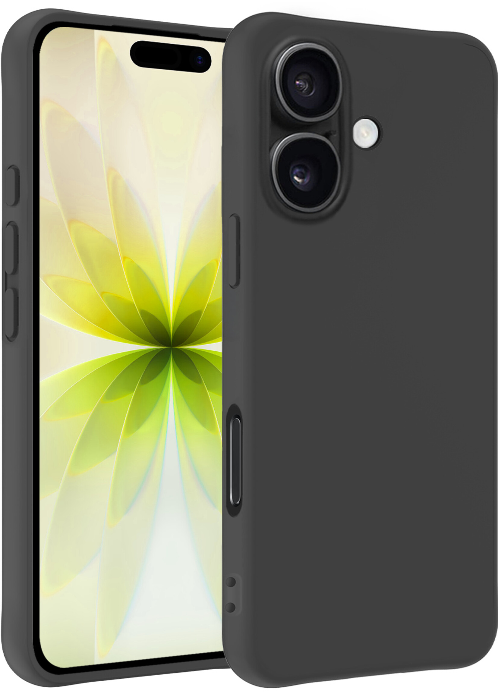 LUQ LUQ iPhone 17 Hoesje Siliconen - Zwart