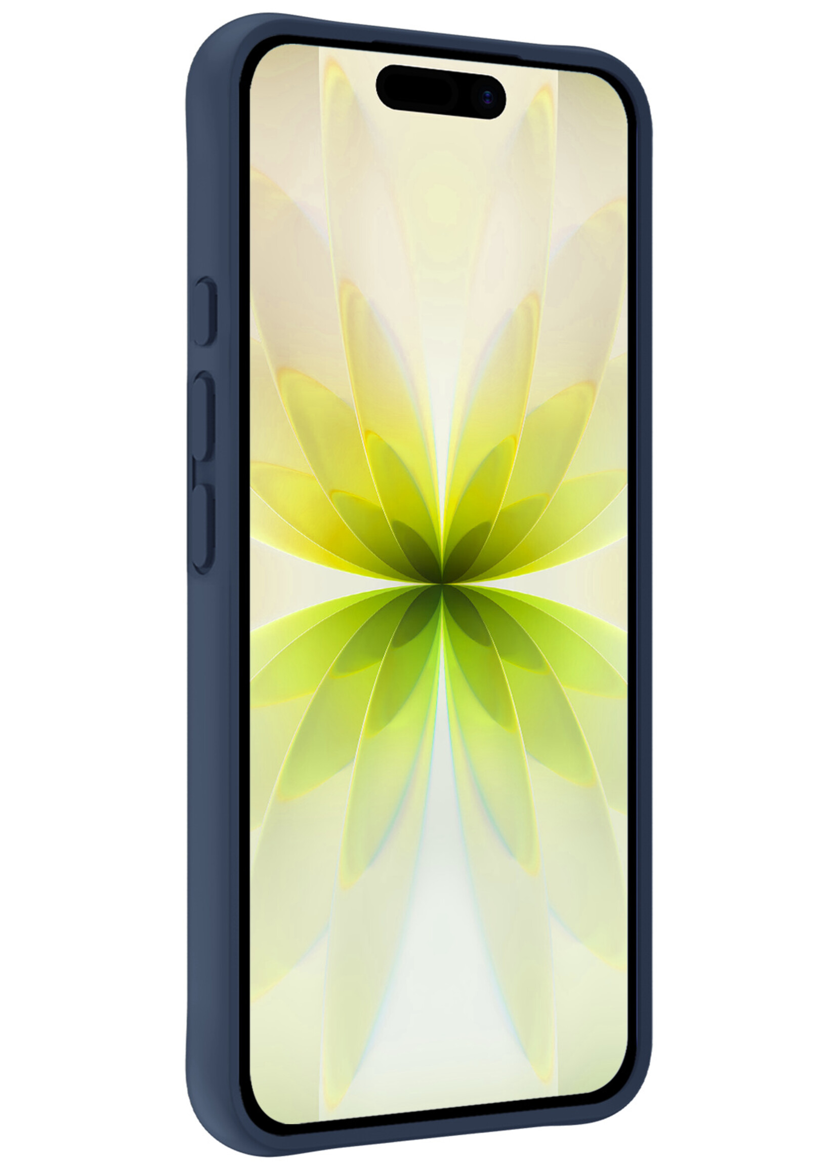 LUQ LUQ iPhone 17 Hoesje Siliconen - Donkerblauw - 2 PACK