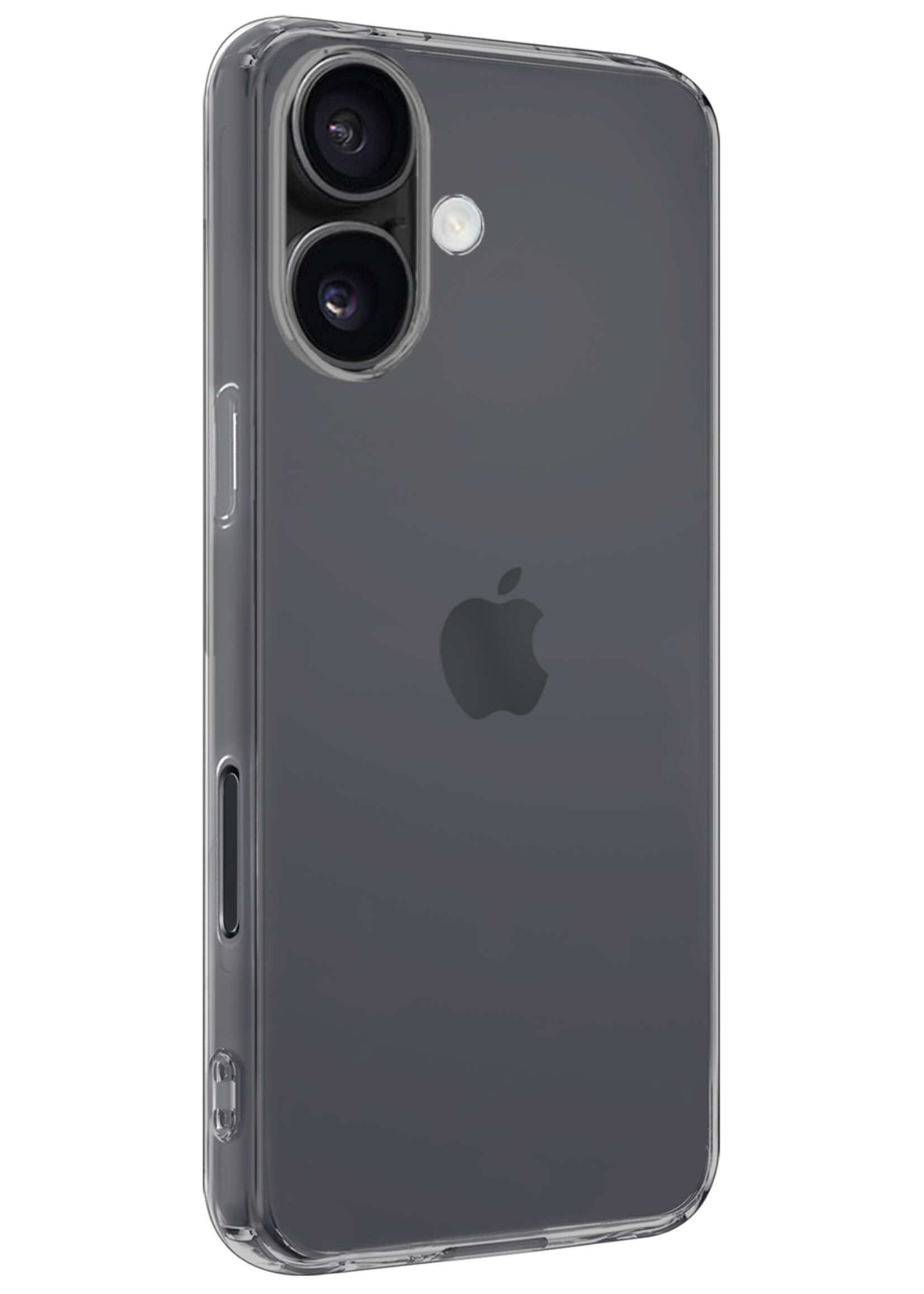 LUQ LUQ iPhone 17 Hoesje Siliconen - Transparant - 2 PACK