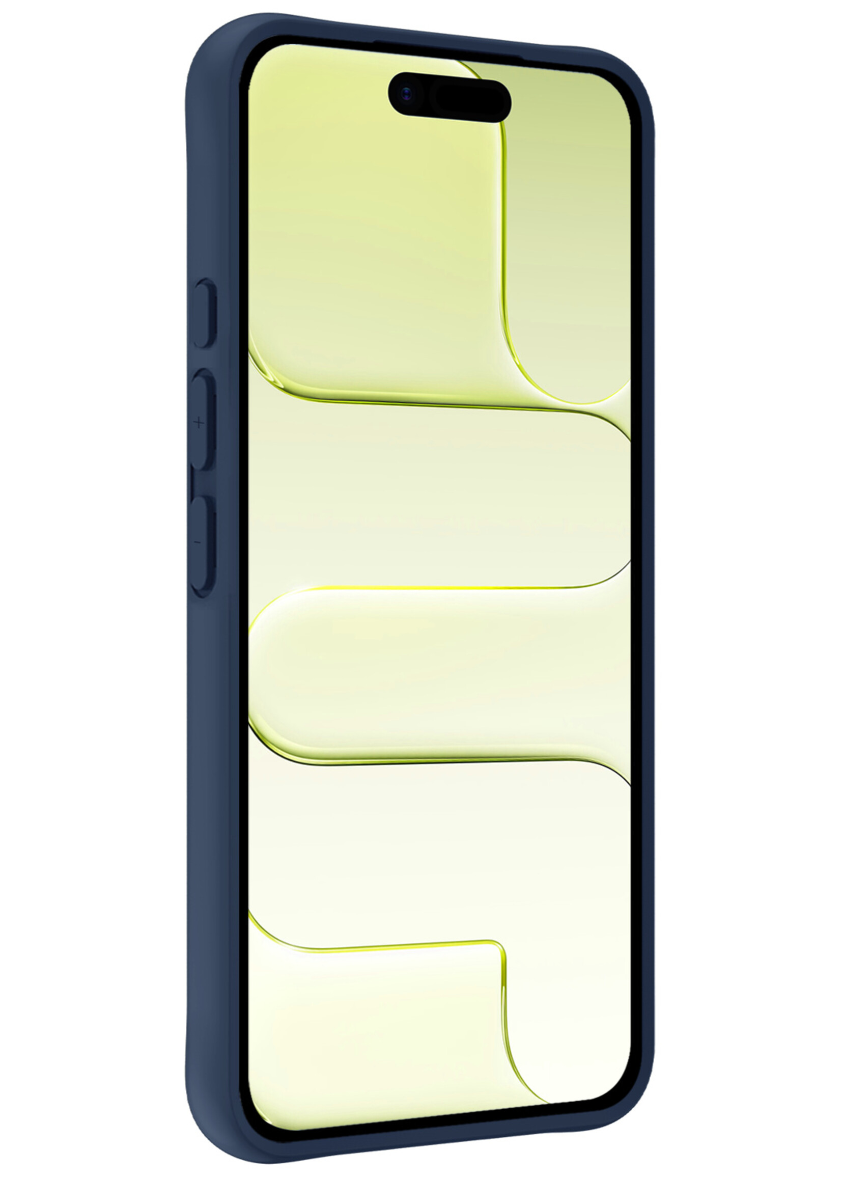 LUQ LUQ iPhone Air Hoesje Siliconen - Donkerblauw