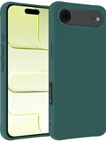 LUQ LUQ iPhone Air Hoesje Siliconen - Donkergroen