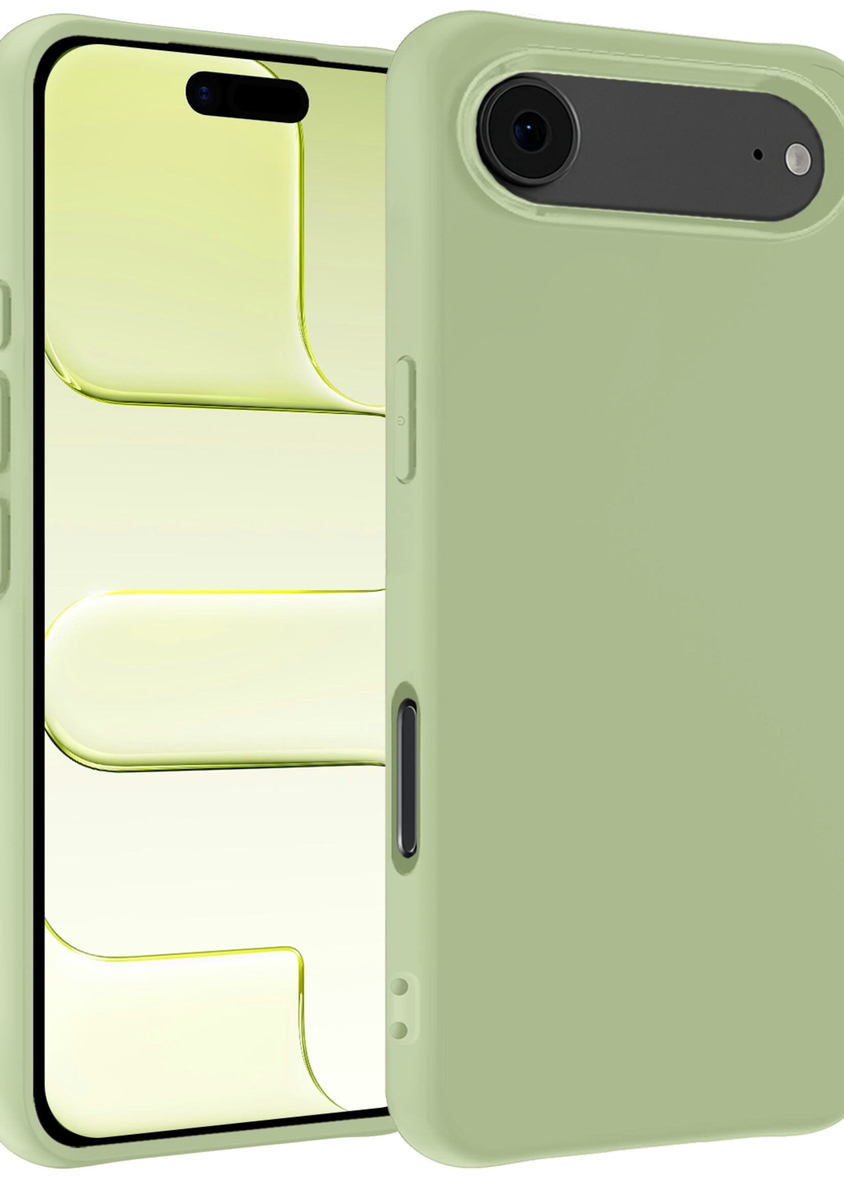 LUQ LUQ iPhone Air Hoesje Siliconen - Groen