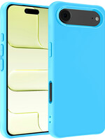 LUQ LUQ iPhone Air Hoesje Siliconen - Lichtblauw