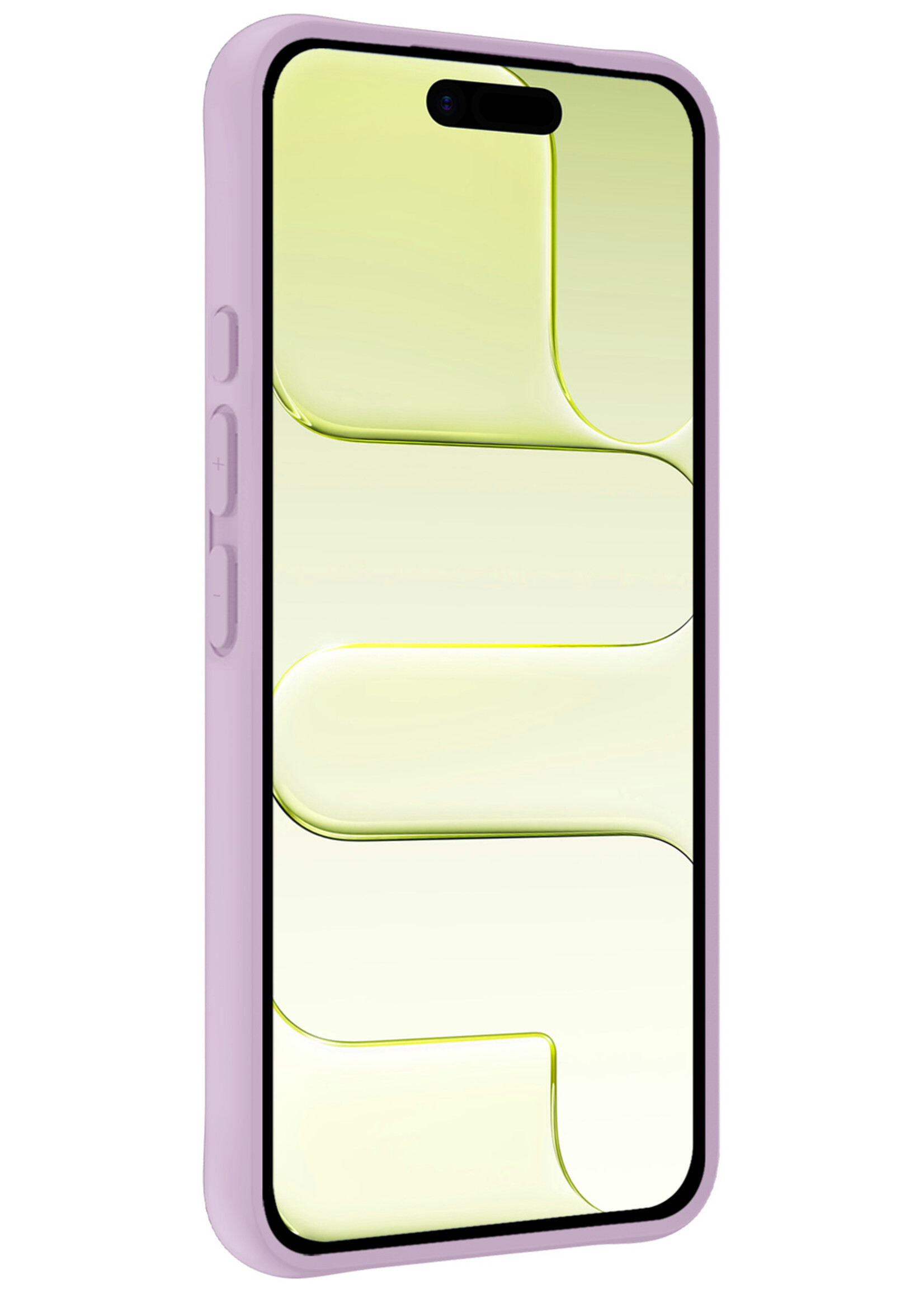 LUQ LUQ iPhone Air Hoesje Siliconen - Lila