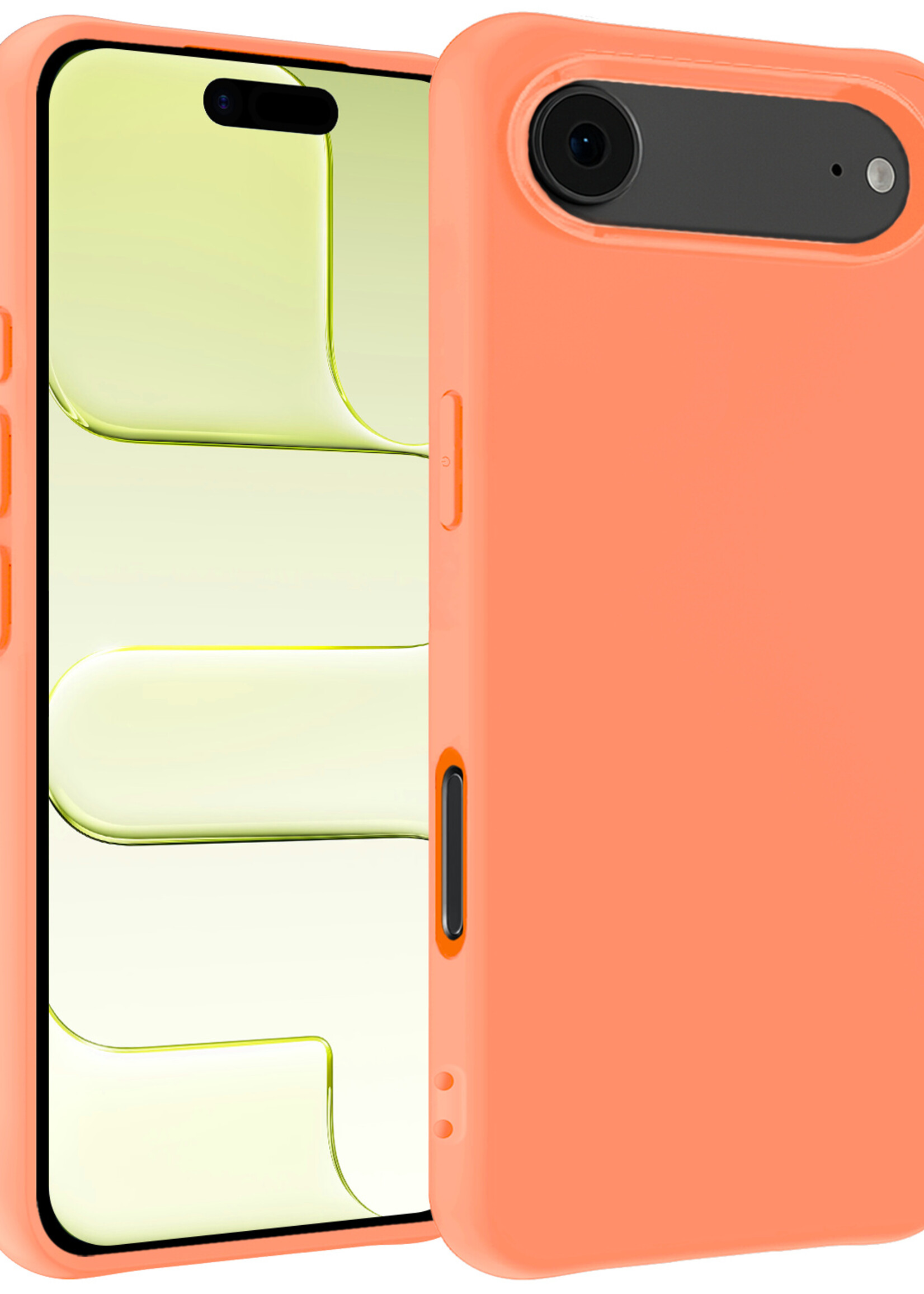 LUQ LUQ iPhone Air Hoesje Siliconen - Perzik