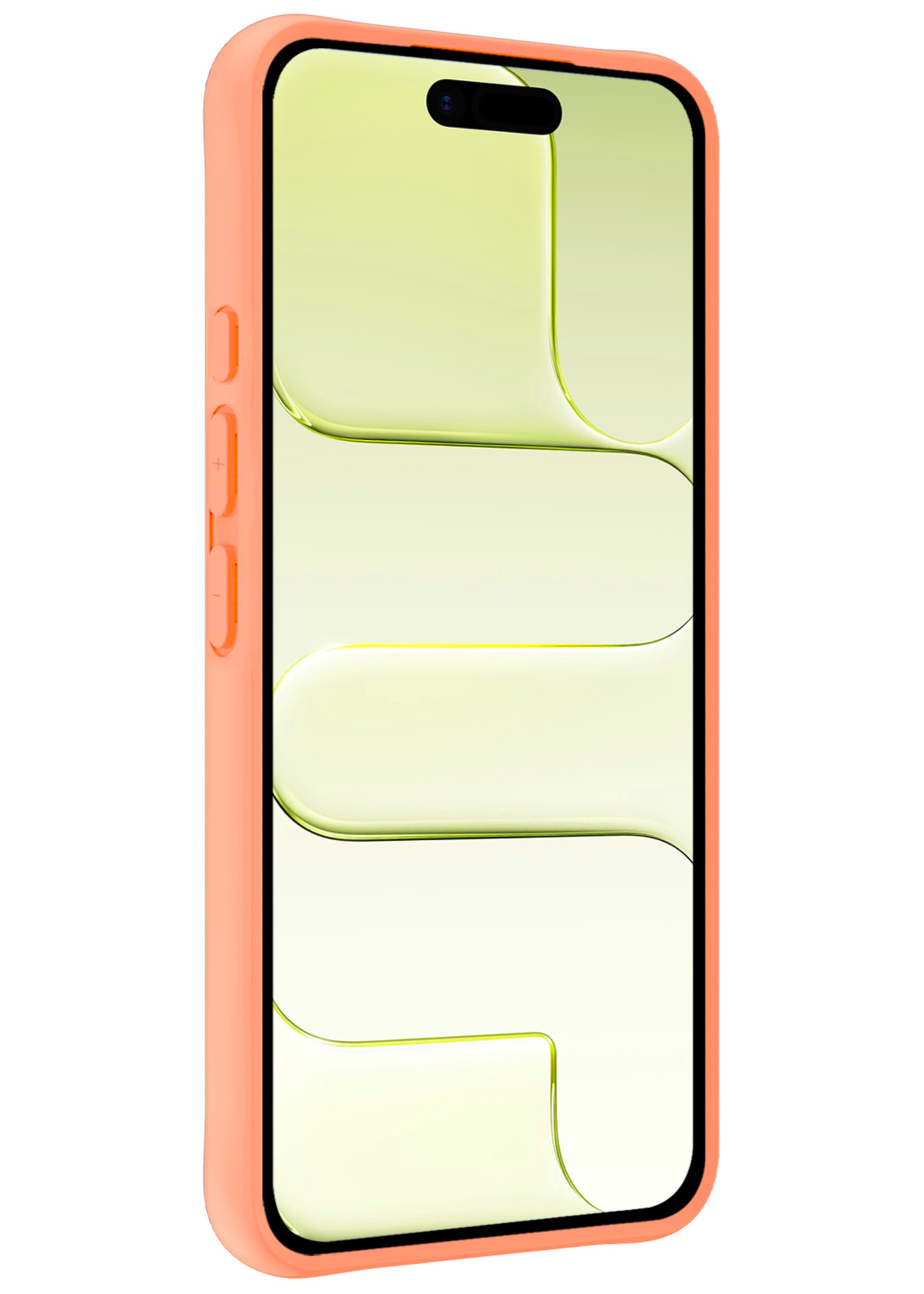 LUQ LUQ iPhone Air Hoesje Siliconen - Perzik