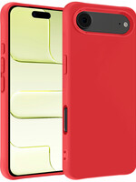 LUQ LUQ iPhone Air Hoesje Siliconen - Rood