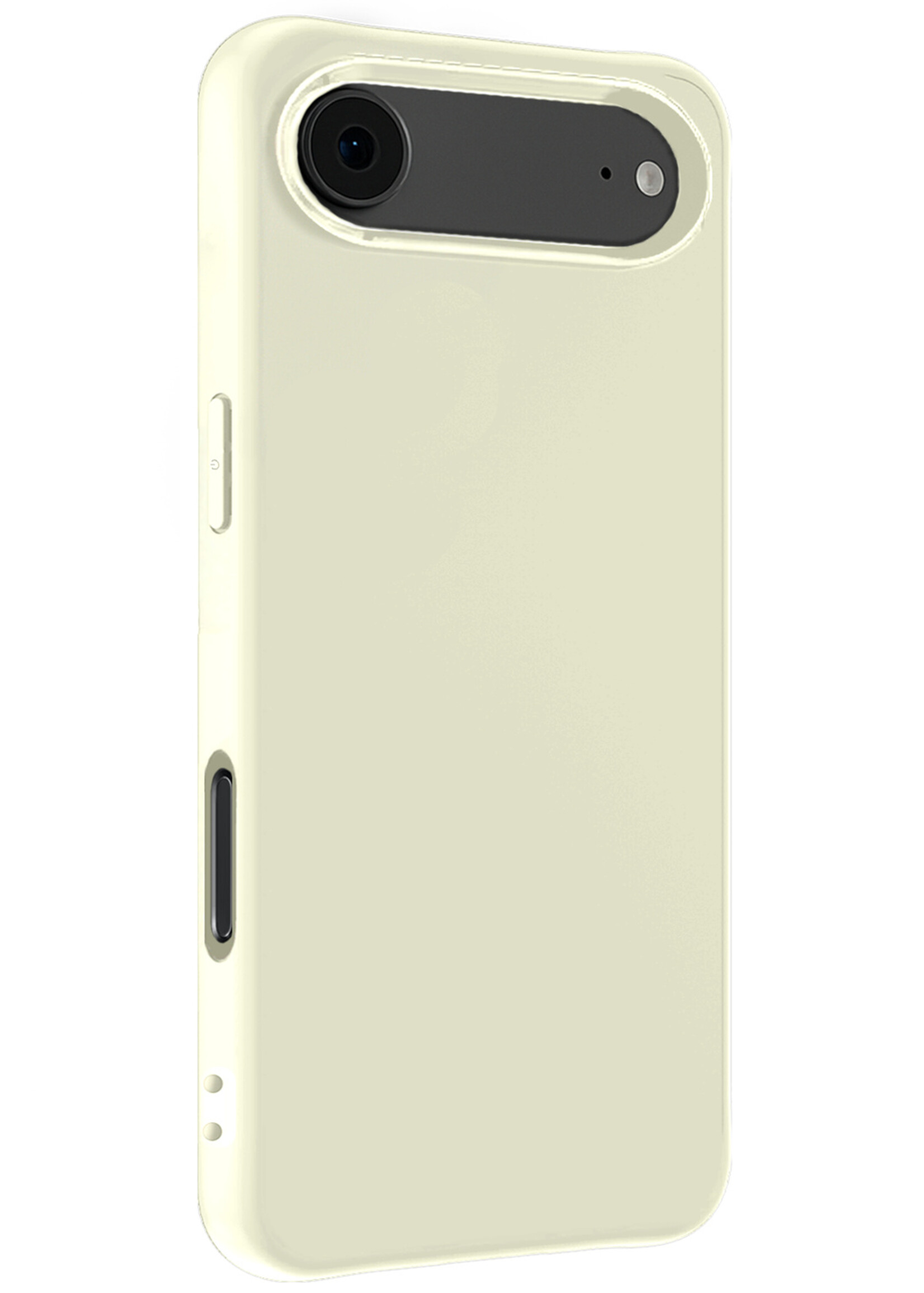 LUQ LUQ iPhone Air Hoesje Siliconen - Wit