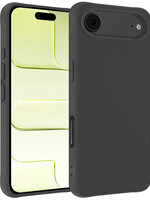 LUQ LUQ iPhone Air Hoesje Siliconen - Zwart