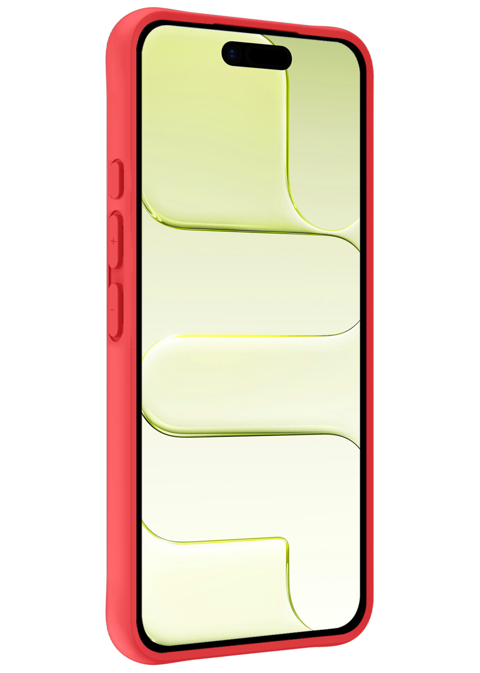 LUQ LUQ iPhone Air Hoesje Siliconen - Rood - 2 PACK