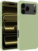 LUQ LUQ iPhone 17 Pro Hoesje Siliconen - Groen