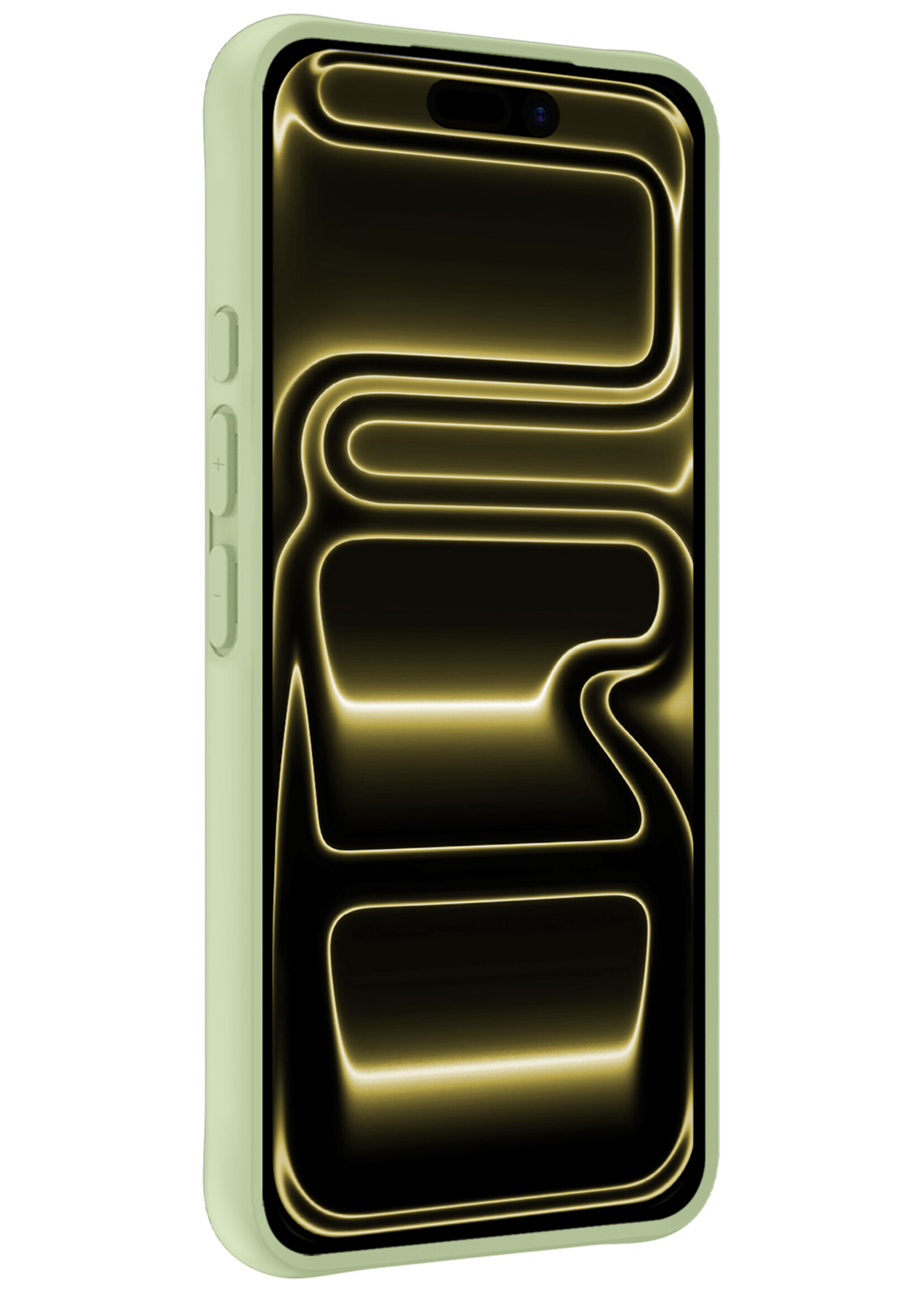 LUQ LUQ iPhone 17 Pro Hoesje Siliconen - Groen