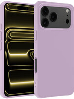 LUQ LUQ iPhone 17 Pro Max Hoesje Siliconen - Lila